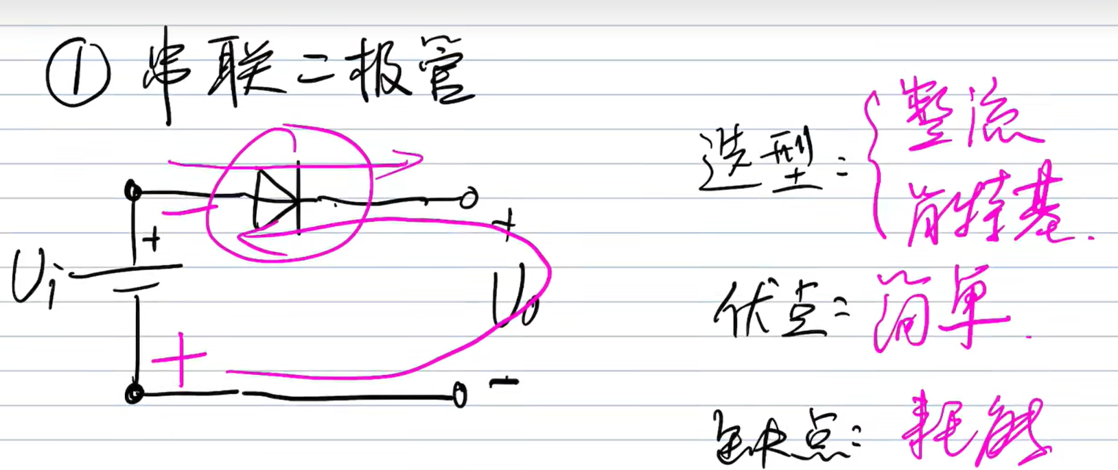 二极管防反接